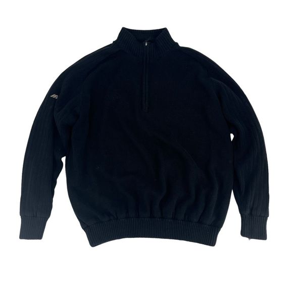 Mizuno Other - Mizuno Sweater Men Large Black Half‎ Zip Windlite Performance Wear Acrylic Shirt